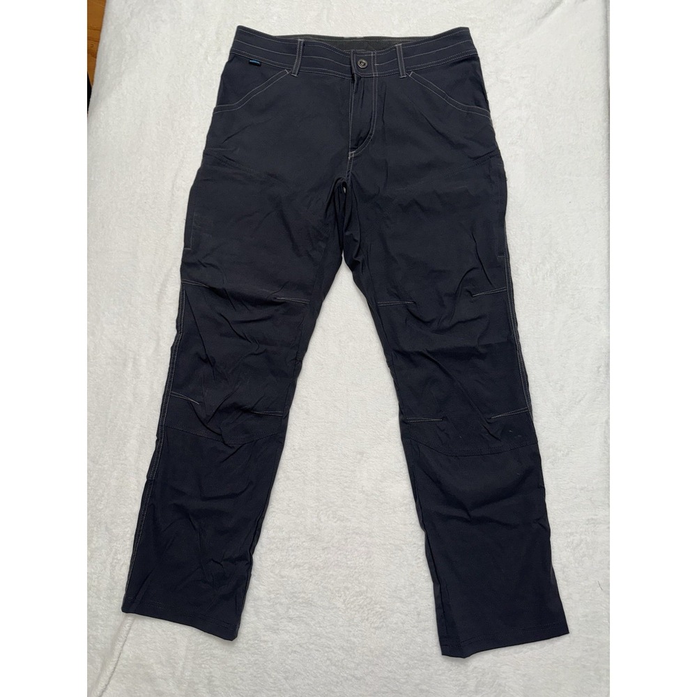 Kuhl Mens Black Renegade Hiking Pants Dark Gray Size 33